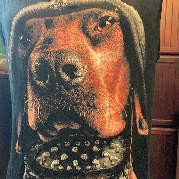 Spiral bad dog graphic hooded tank size XL - Picture 4 of 11
